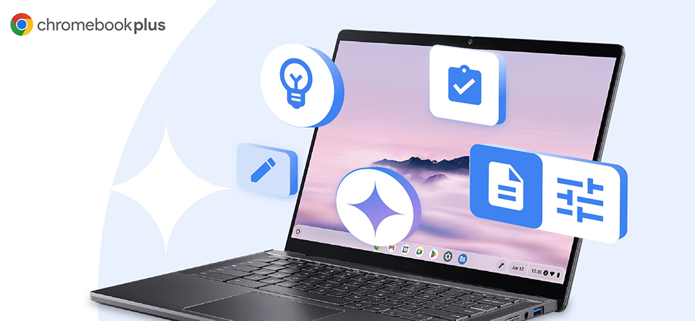 Bringing Google AI to businesses with Chromebook Plus 