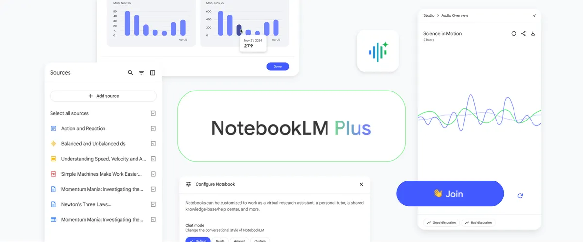 NotebookLM Plus: Accelerate learning and knowledge sharing with AI